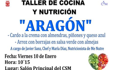TALLER DE NUTRICIÓN Y COCINA
